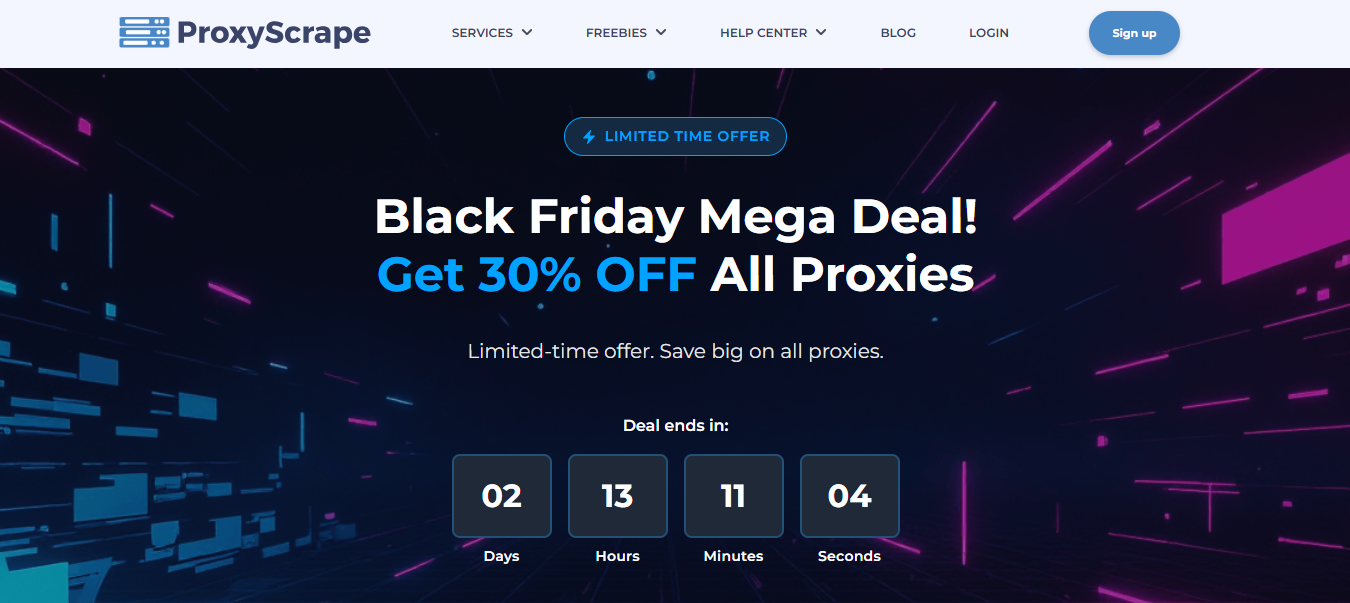 ProxyScrape - Premium Proxy Lists and Services